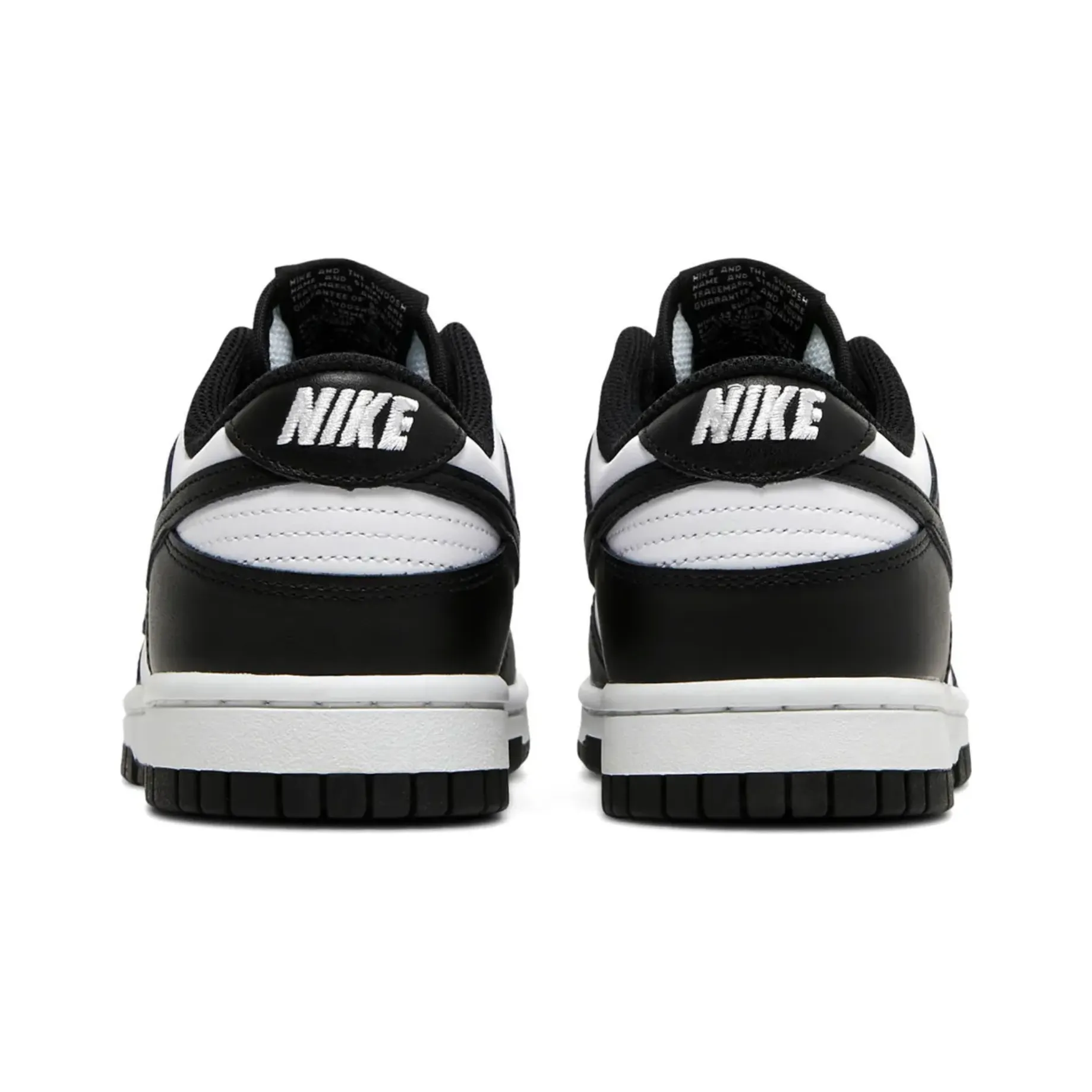 racing footwear Comfortable Fit Socks Nike Dunk Low White Black (2021) (W)