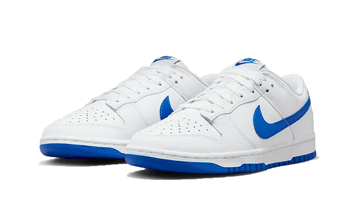 Dunk Low White Hyper Royal Multi-color combination
