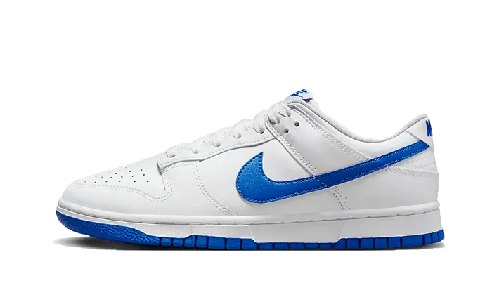 Nike Dunk Low White Hyper Royal ElasticBand Vibrant fit
