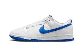 Nike Dunk Low White Hyper Royal Synthetic Upper