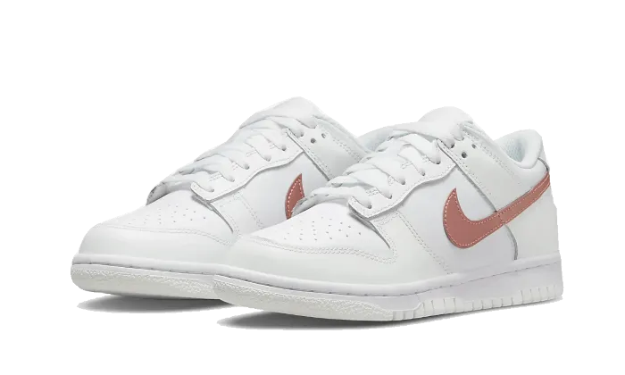 Enhanced Stability Flexible Zones Nike Dunk Low White Pink