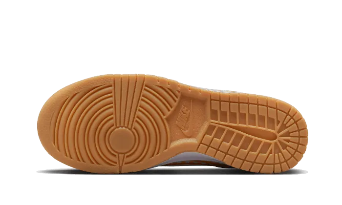 Ultra Cushioned Heel Impact Resistance Nike Dunk Low Yellow Gingham