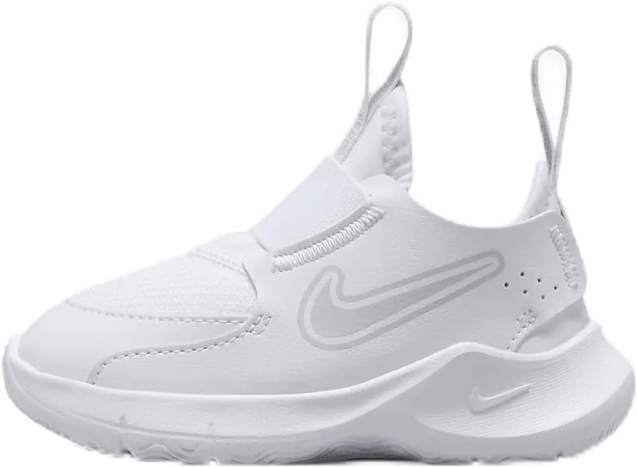Nike Flex Runner 3 Baby/Toddler Shoes (FN1478-100, White/White/Pure Platinum) Size 4