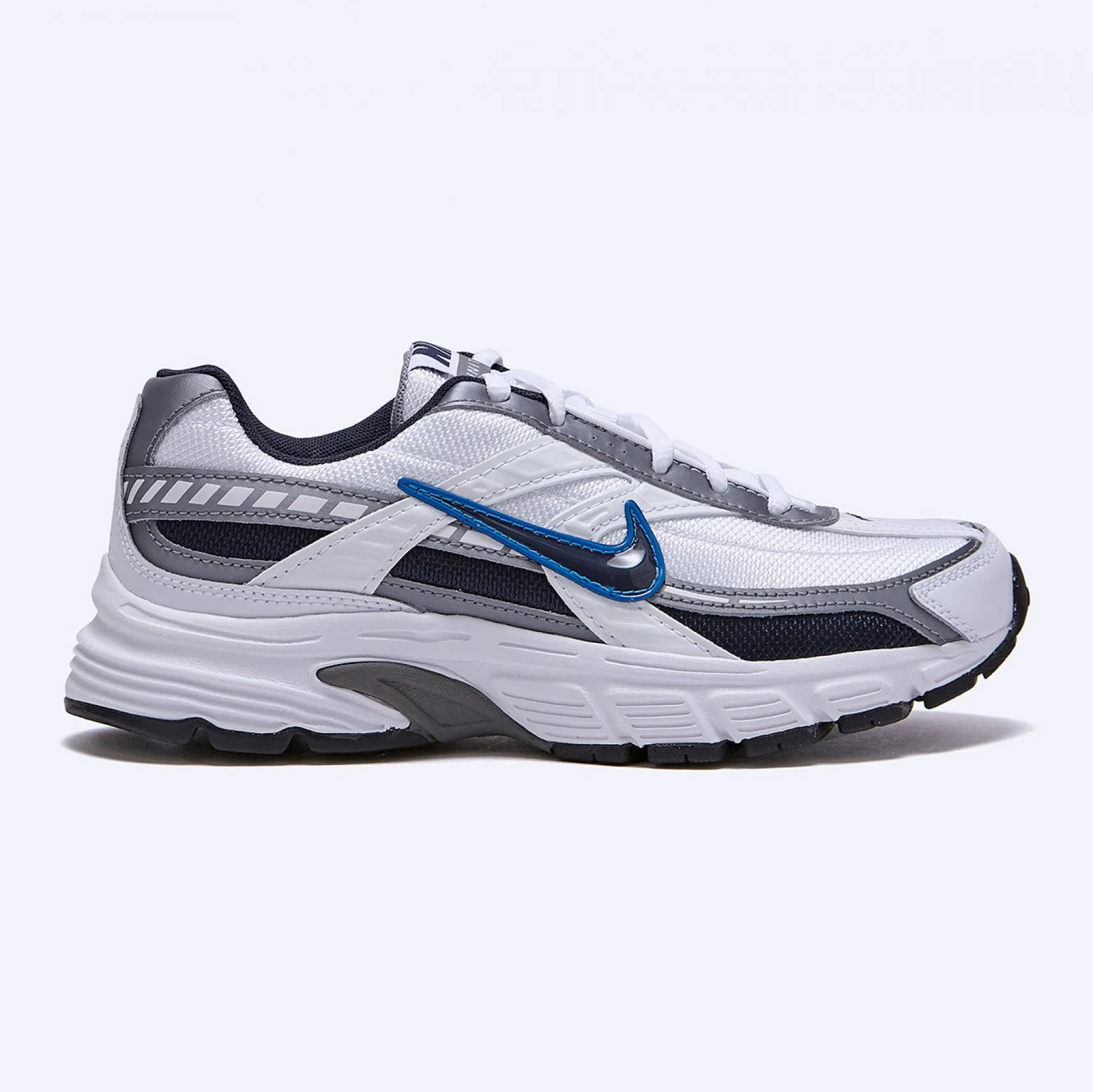 Nike Initiator Blanc Obsidienne Metallic Cool Grey Rolling Gait Design