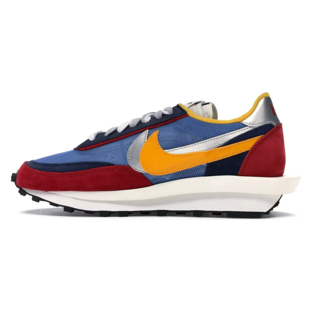 shock - absorbing sole shoes Nike LD Waffle Sacai Blue Multi