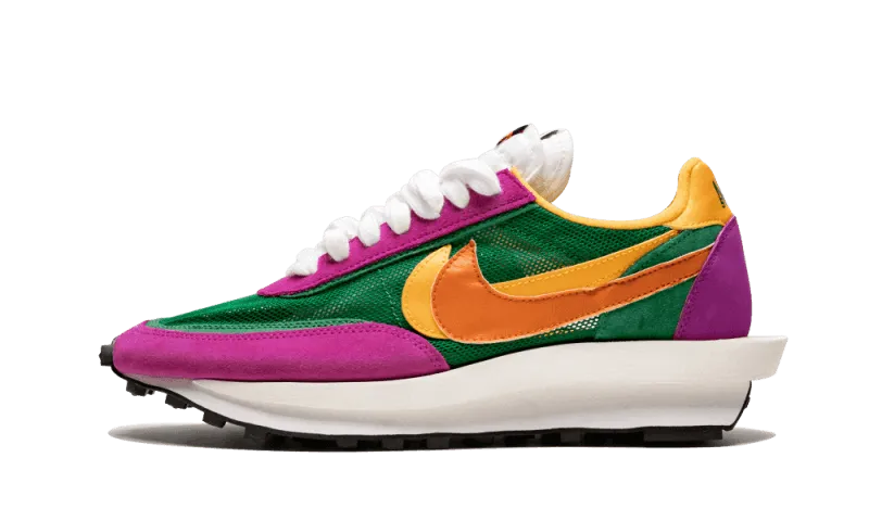 Nike LD Waffle Sacai Pine Green Del Sol Adaptive Response Multi directional traction