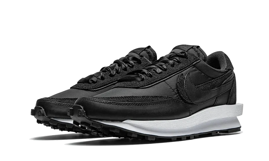 Nike LD Waffle Sacai Triple Black Smart Casual Elastic Band