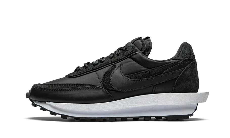Nike LD Waffle Sacai Triple Black Torque Control Shank Abrasion Resistant Fabric