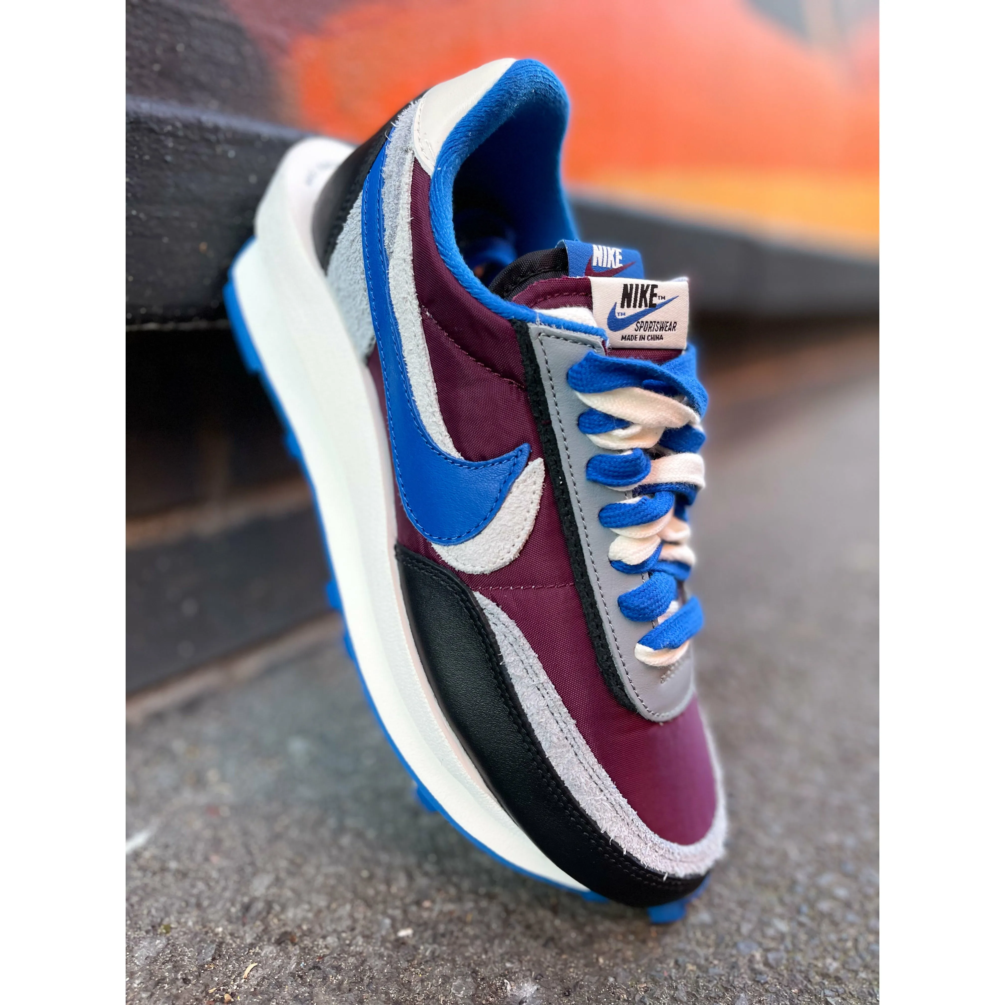 Zip-up Nike LDWaffle Sacai Undercover Night Maroon Team Royal