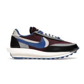 Nike LDWaffle Sacai Undercover Night Maroon Team Royal running in a marathon shoes