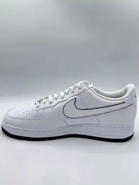 Nike Mens Air Force 1 '07 Low White Black Outline Panda mesh ventilation