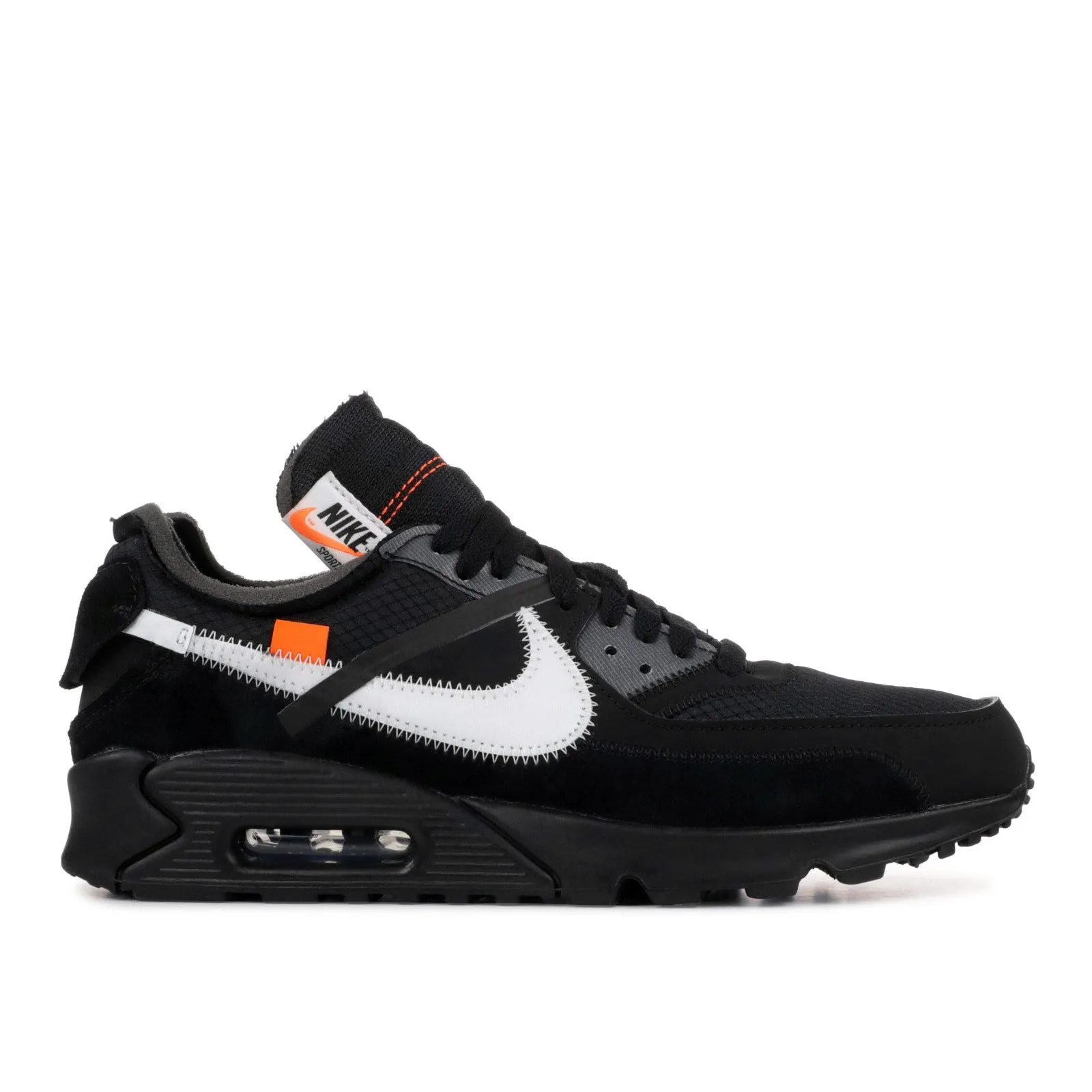 Nike Off White Air Max 90 Black Active Footwear