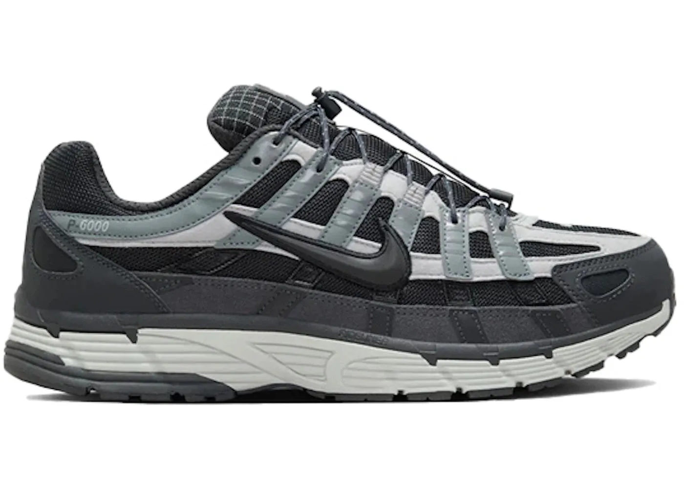 Slip Ride Elevated Comfort Nike P-6000 Anthracite Smoke Grey