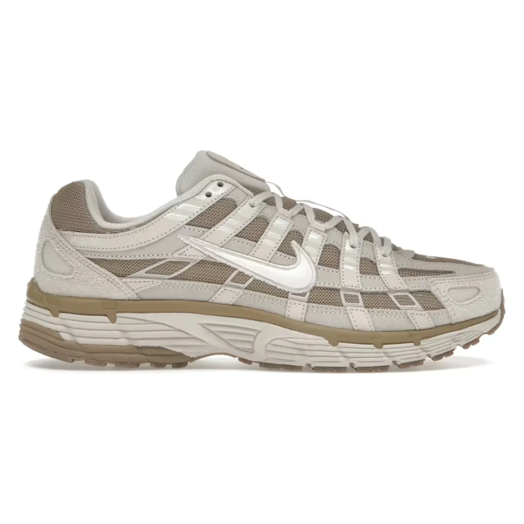 running with a cushioned midsole mid - cut Nike P-6000 Light Orewood Brown