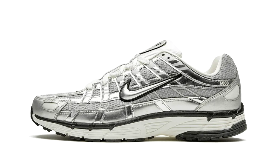 Hyperbolic Logging Cage Casual traction Nike P-6000 Metallic Silver