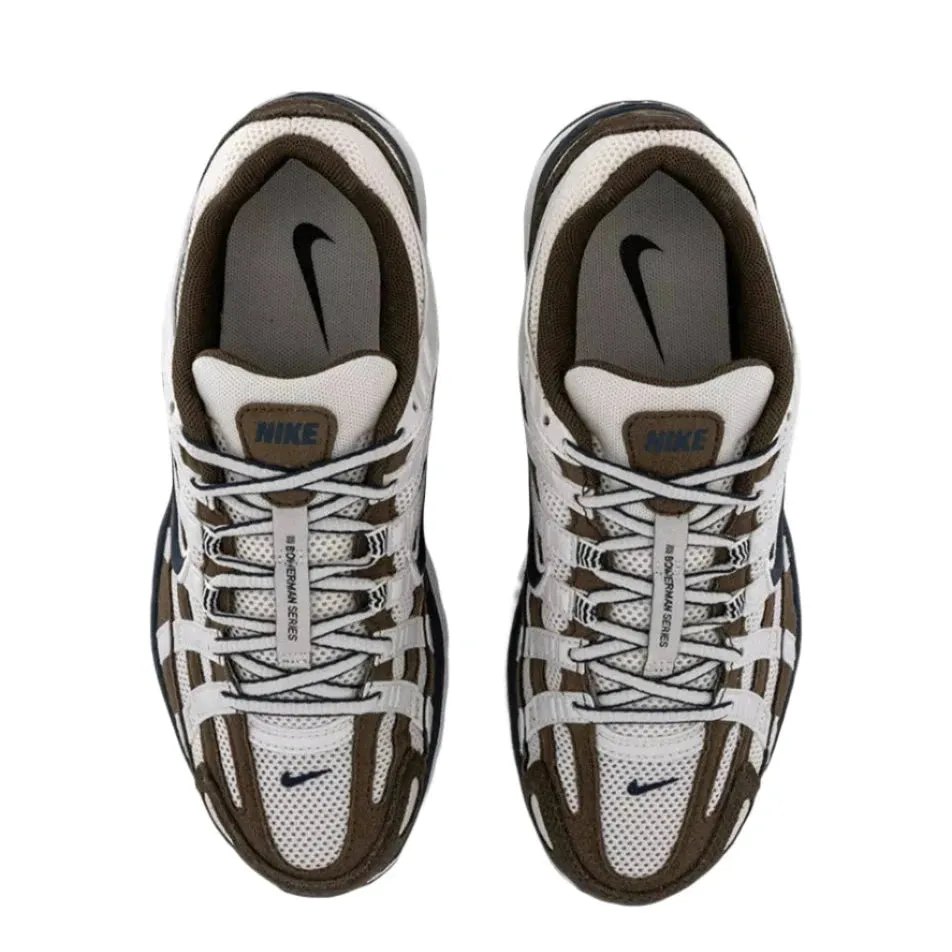 Nike P-6000 Phantom Baroque Brown Metallic Summit White Armory Navy (Women's) futuristic - style shoes