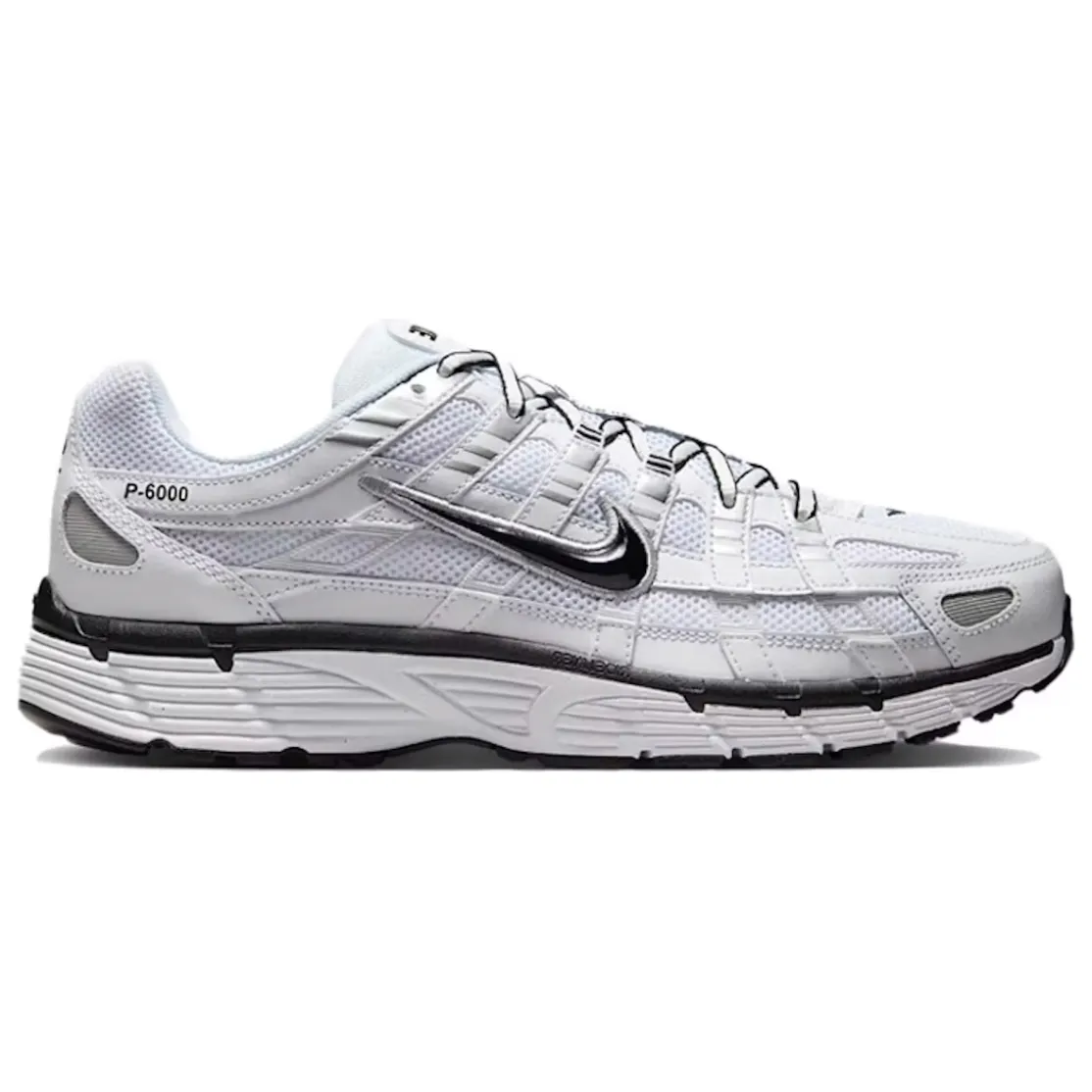 Intermediate runner Nike P-6000 White Metallic Silver Black