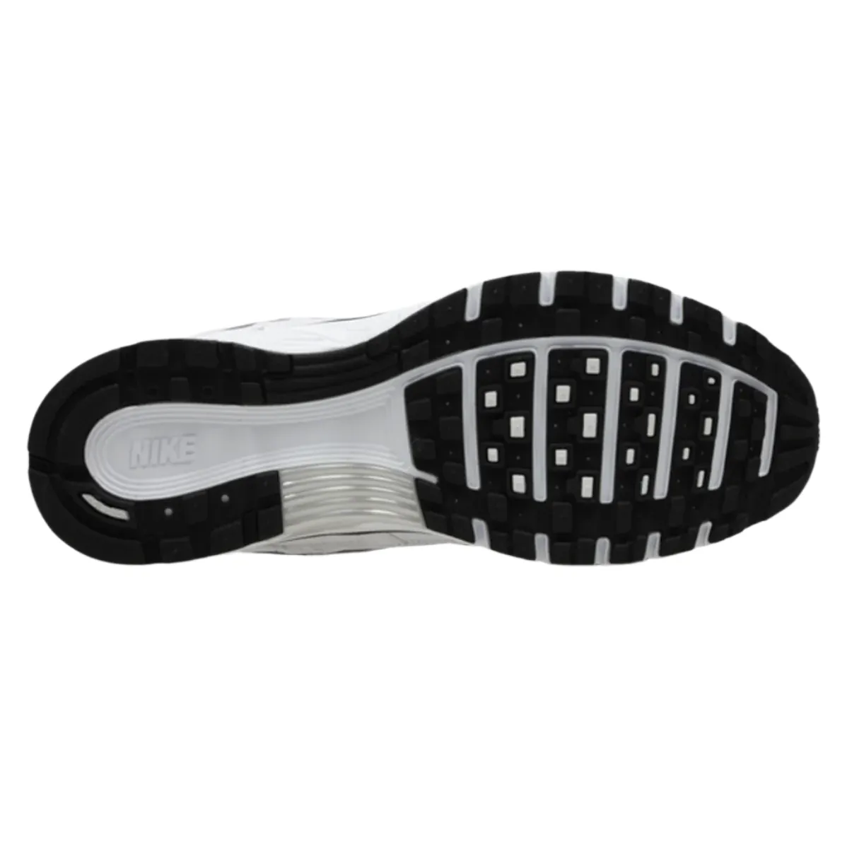 Removable Nike P-6000 White Metallic Silver Black