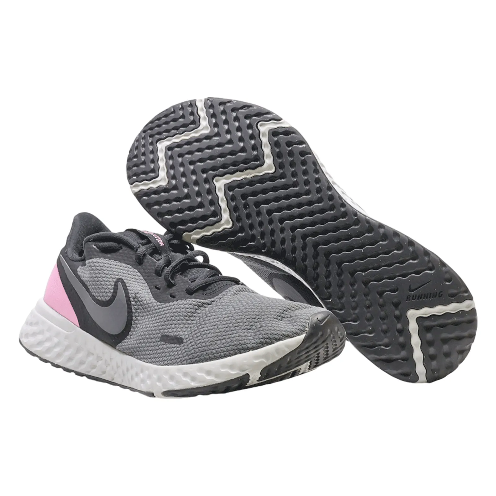 NIKE Revolution 5 2019 Sneaker Trainers Black Synthetic Womens UK 8.5