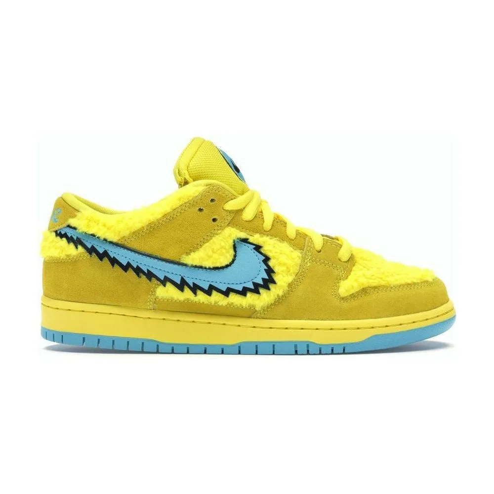 zippered running wear Moisture Absorbing Nike SB Dunk Low Grateful Dead Bears Opti Yellow