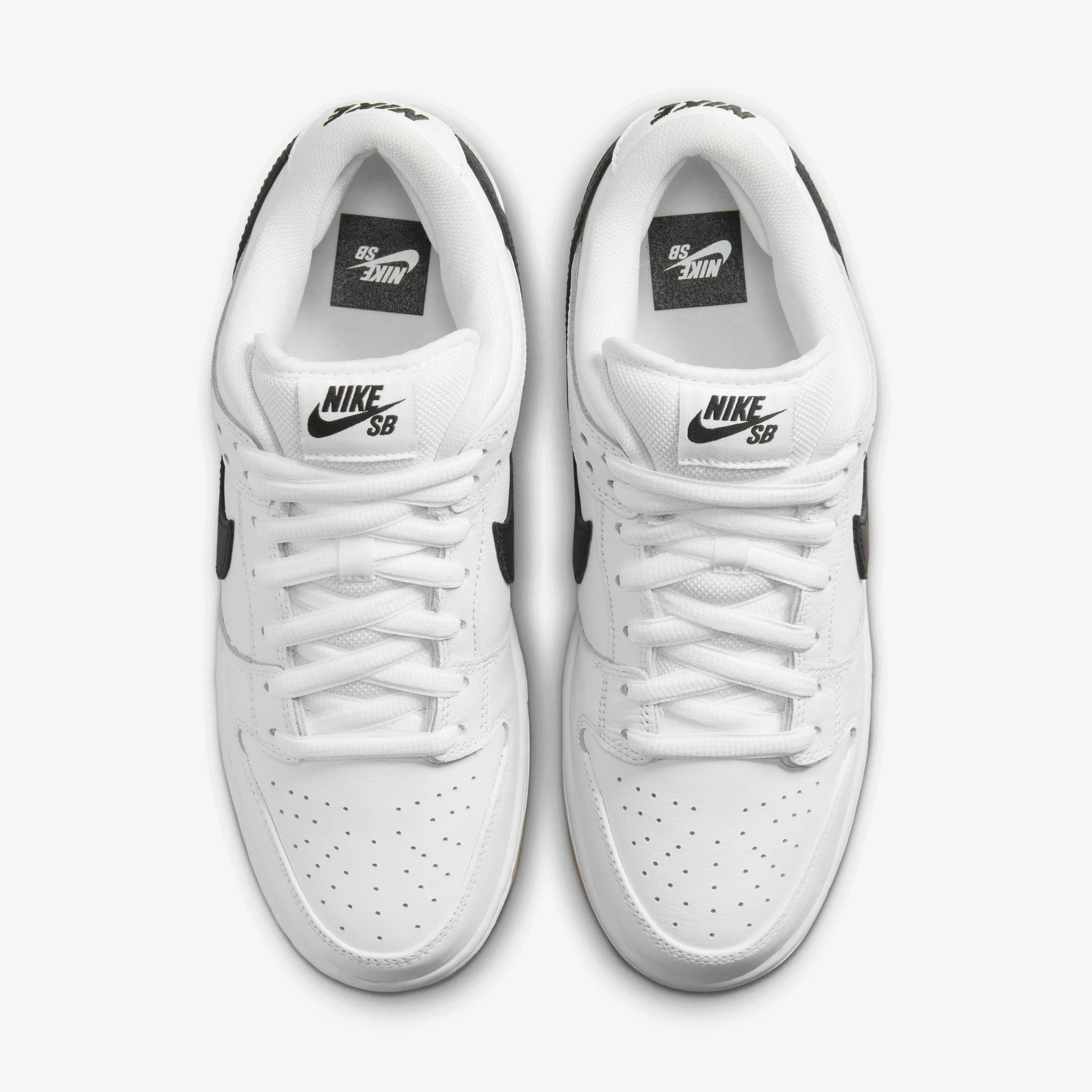 Nike SB Dunk Low Pro 'White Gum' Bacterial Resistant Lining Memory Foam Padding