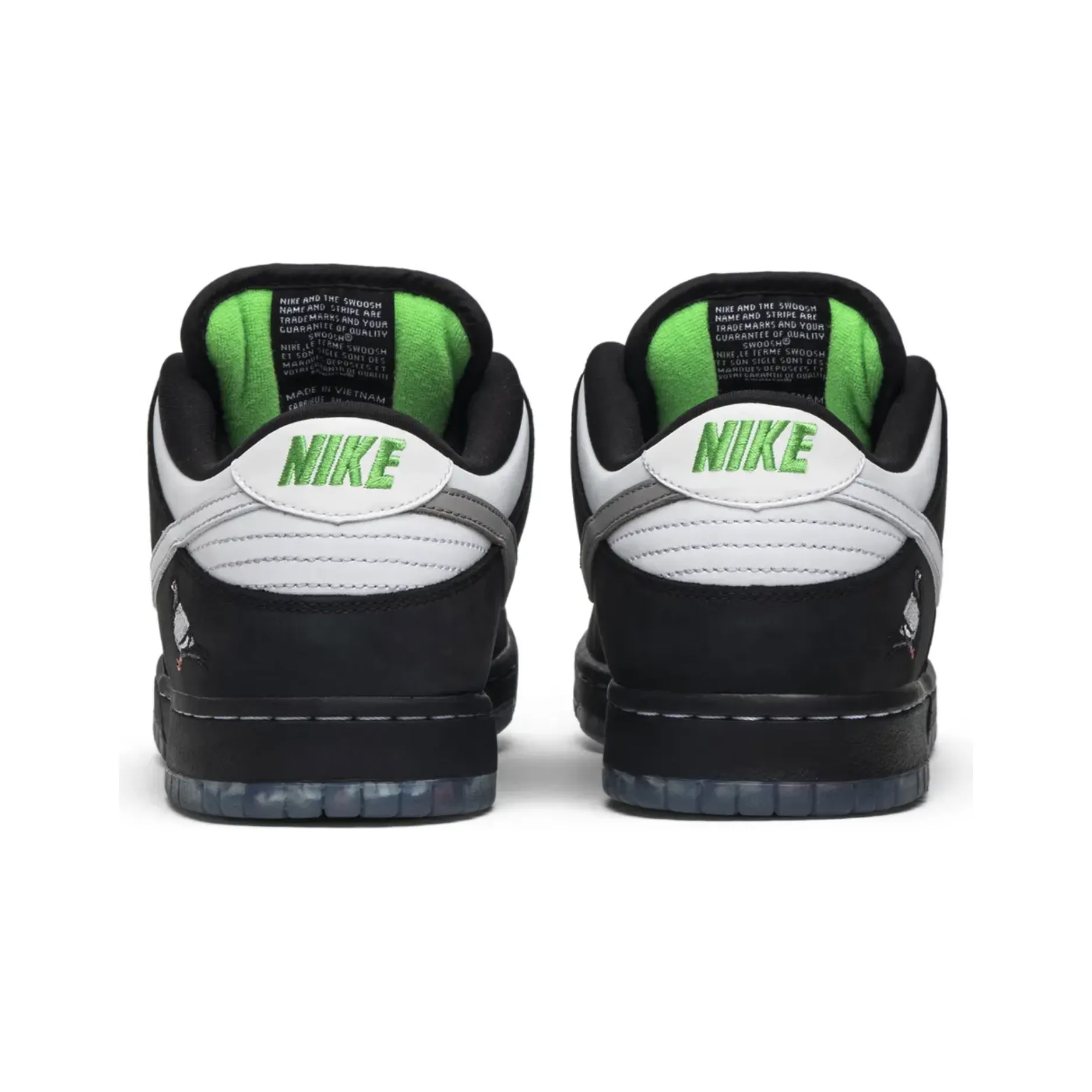 Nike SB Dunk Low Staple Panda Pigeon synthetic material low - intensity running shoes