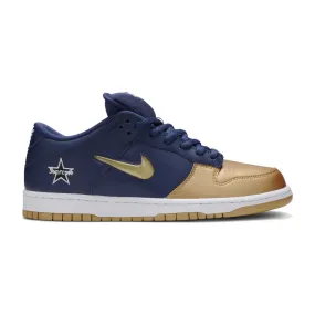 Nike SB Dunk Low Supreme Jewel Swoosh Gold anti - fungal lining shoes adult satisfaction