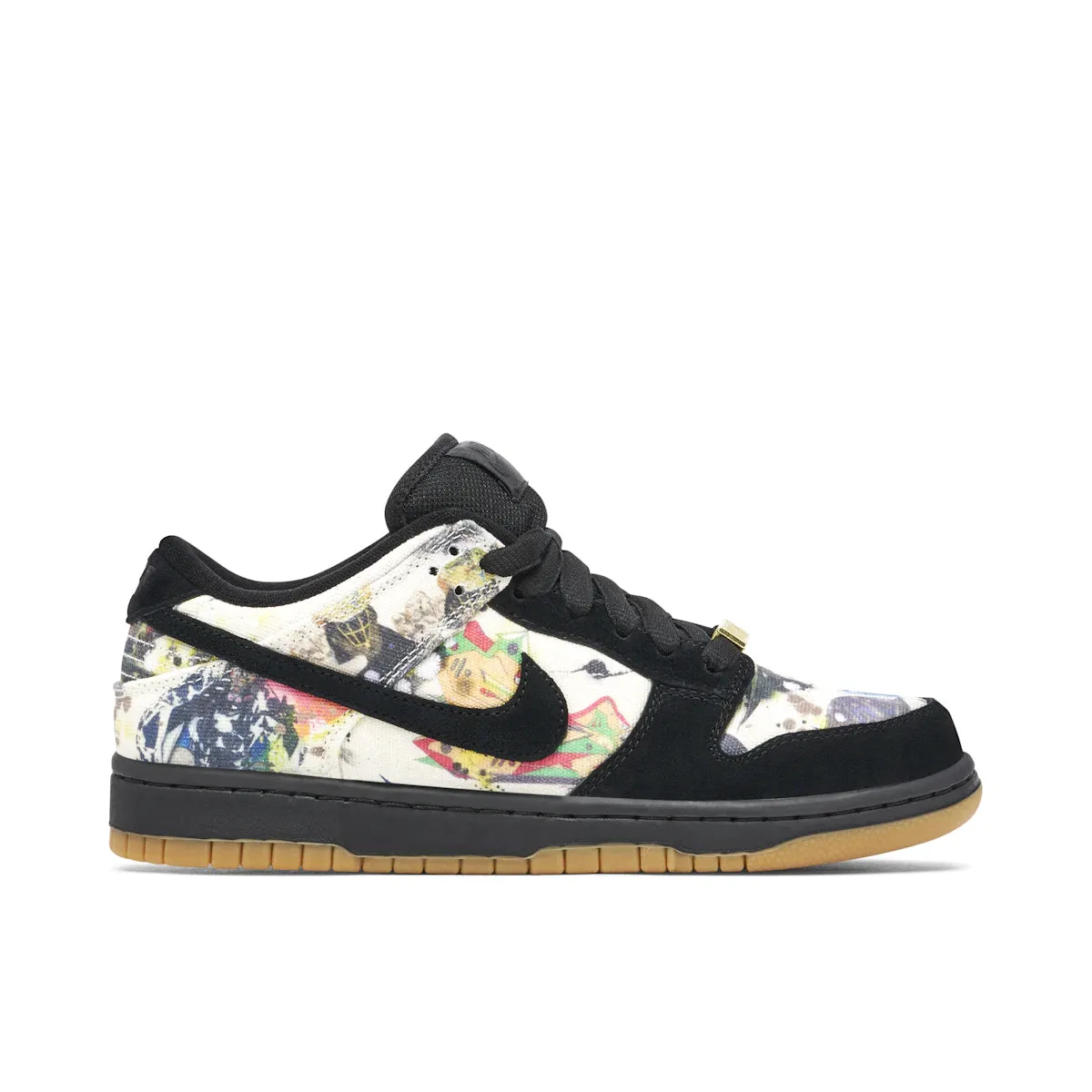 textured shoes self - discovery running shoe interest Nike SB Dunk Low Supreme Rammellzee