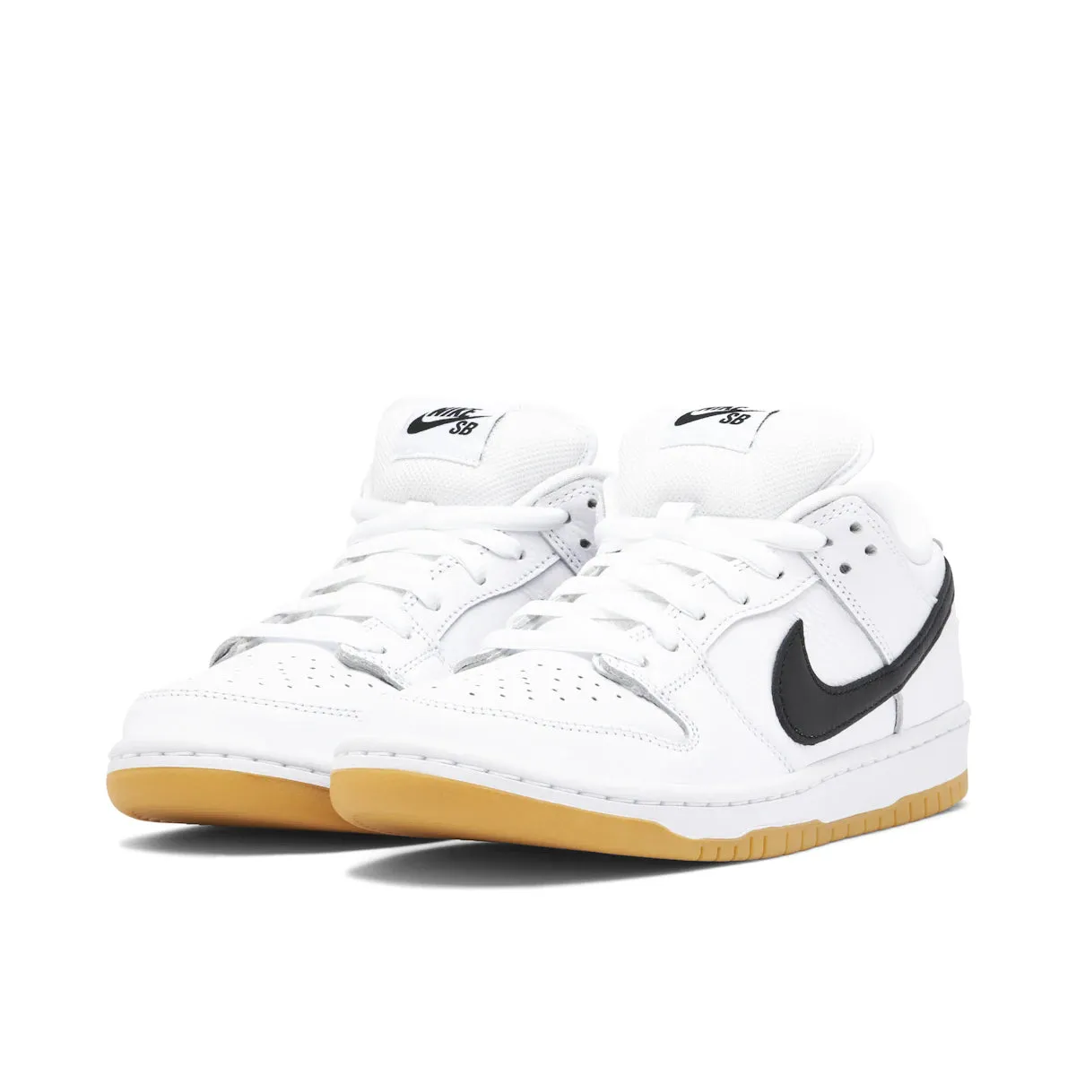 Nike SB Dunk Low White Gum tapered - toe shoes