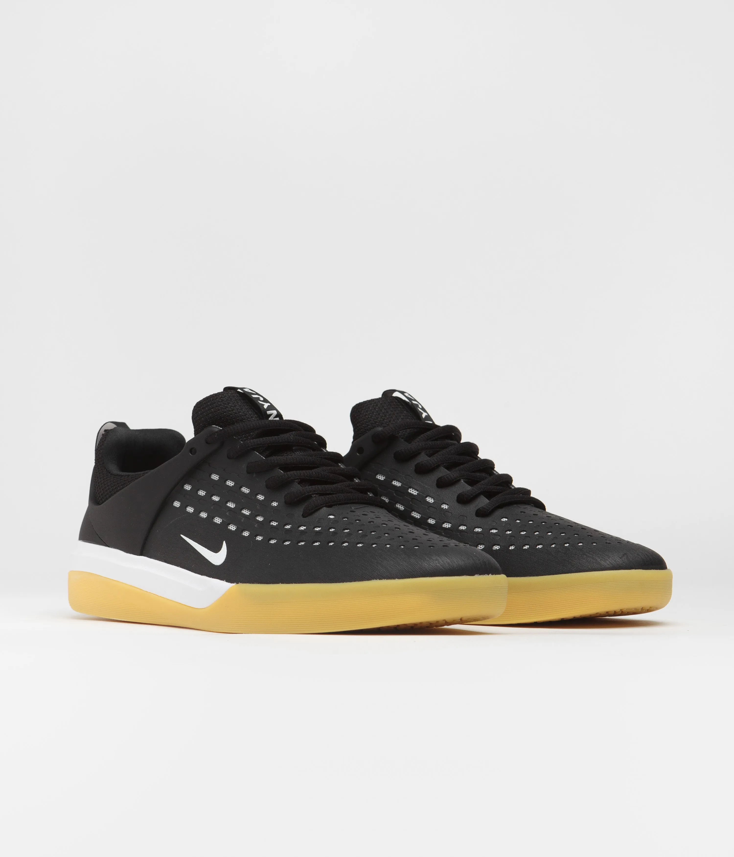 Nike SB Nyjah 3 Shoes - Black / White - Black - White