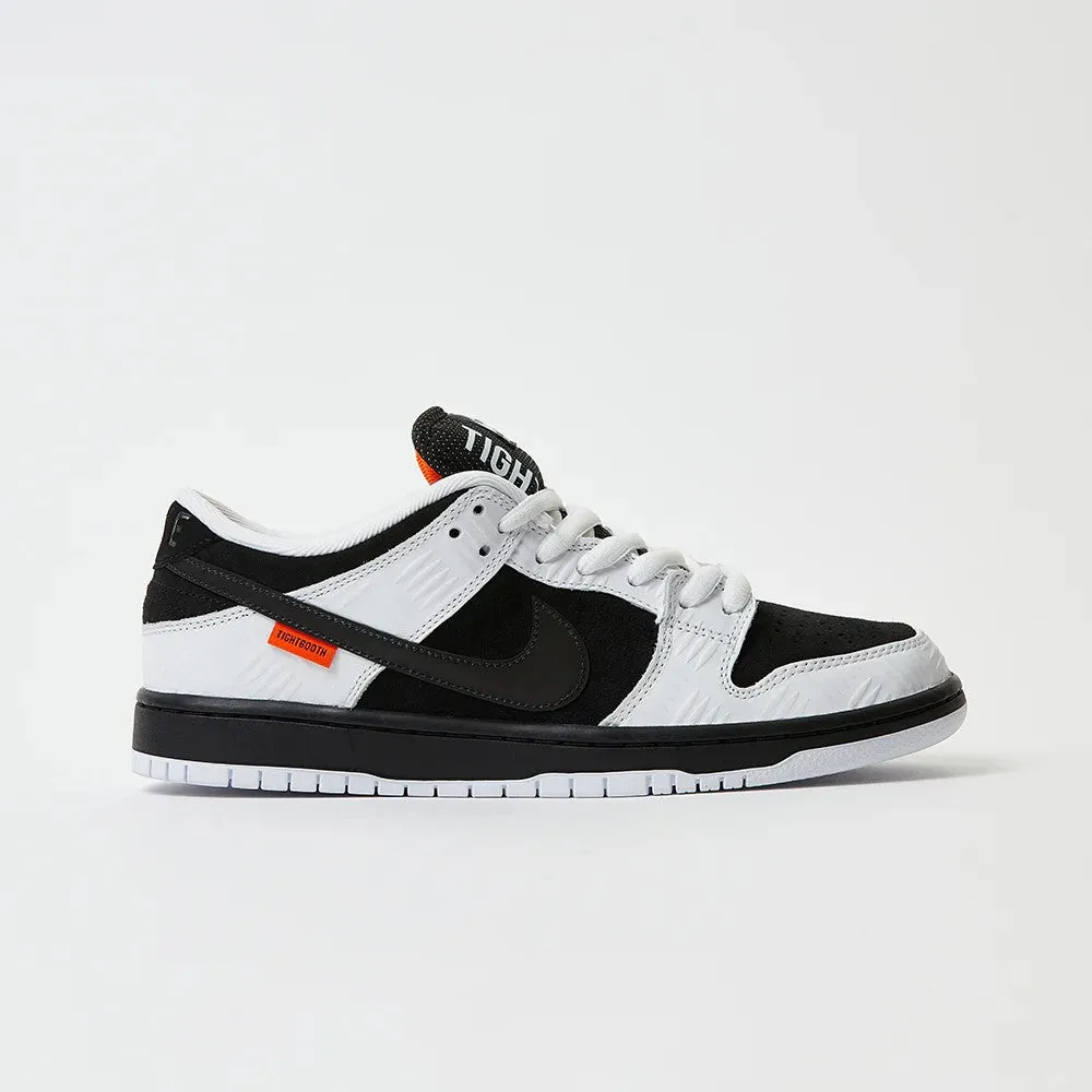 Nike SB 'Tightbooth' Dunk Low QS Skate Shoes - White/Black-Safety Orange Eco Use Fashionable
