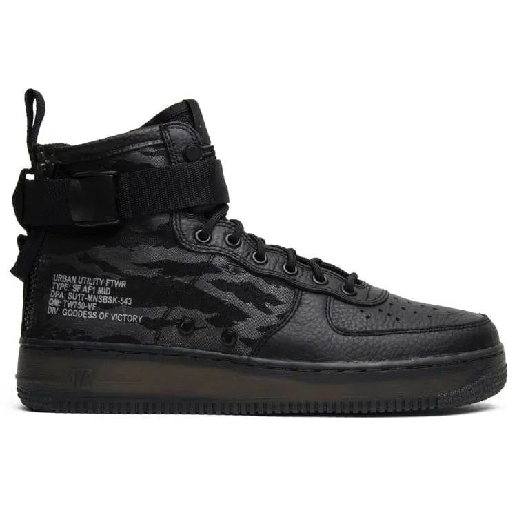 Upgraded version dry - climate shoes Nike SF Air Force 1 Mid Black Cargo Khaki