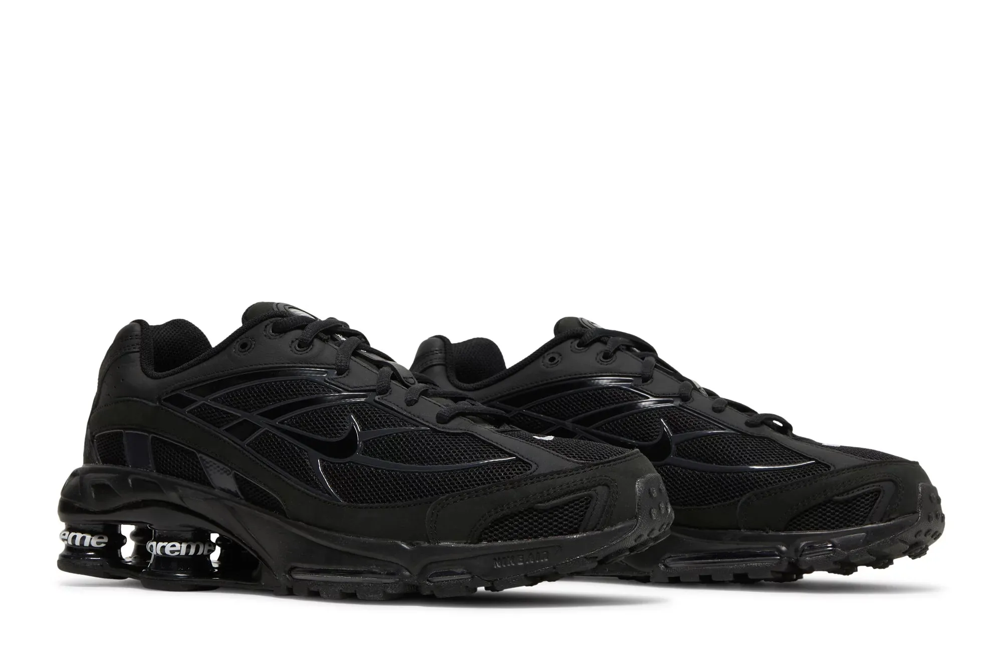 Anti Fatigue Quick Release Nike Shox Ride 2 Supreme 'Black'