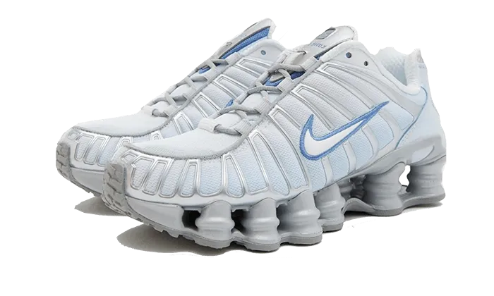 Nike Shox TL Grey Light Blue Action Fit Support frame