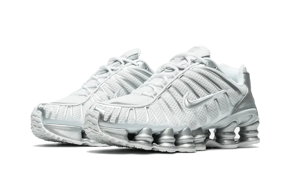 Nike Shox TL White Chrome Low Collar Design