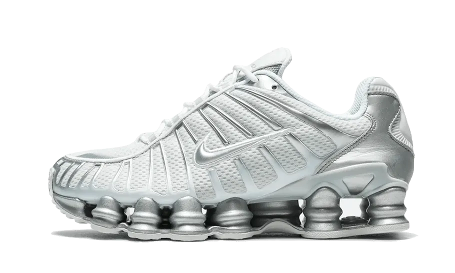 Nike Shox TL White Chrome Urban Trends Bonded Overlays