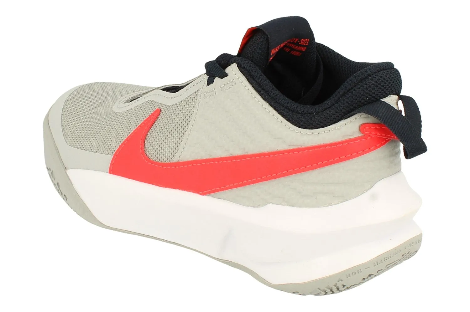 suede upper Nike Team Hustle D 10 GS Trainers Cw6735 006