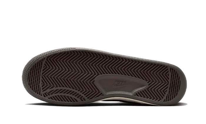 Terminator Low Croc Velvet Brown heavy - duty sole shoes