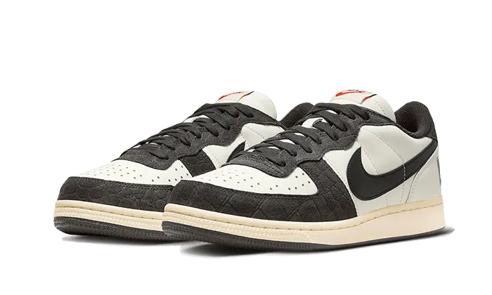 Terminator Low Croc Velvet Brown high - performance specification shoes