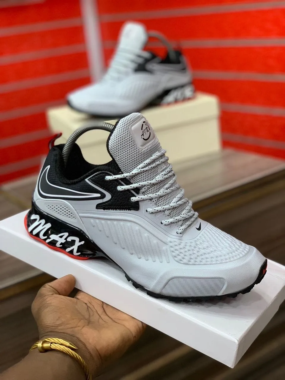 Nike Ultra Max Grey/Red Quick piece Playground Ready