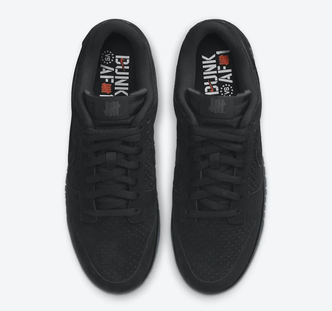 Adaptable Fit Nike Undefeated x Nike Dunk Low  5 on It  Black