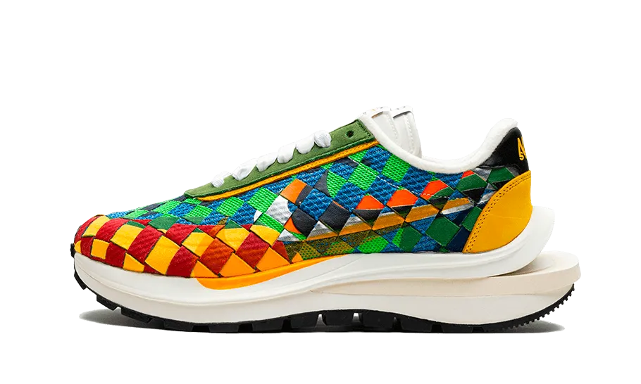 Nike Vaporwaffle Woven Sacai Jean Paul Gaultier Green Gusto Odor Control Technology