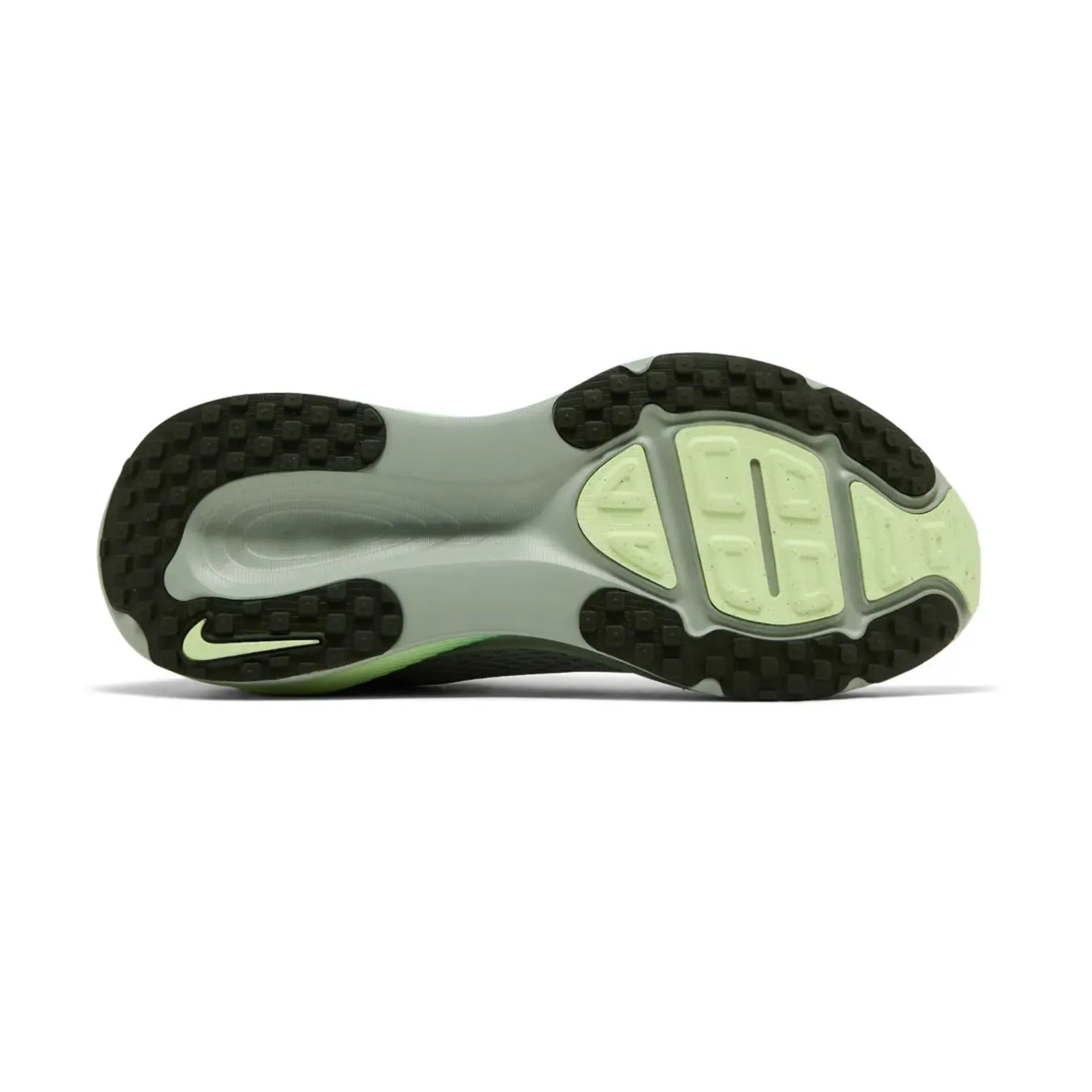 Nike Vomero 18 Light Silver Barely Volt Dusty Olive College Grey Breathable Outsole