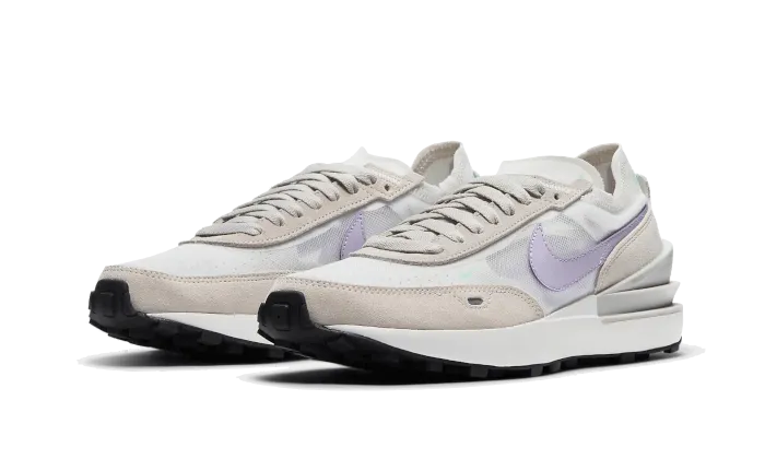 Nike Waffle One Infinite Lilac Light Bone Heel lockdown