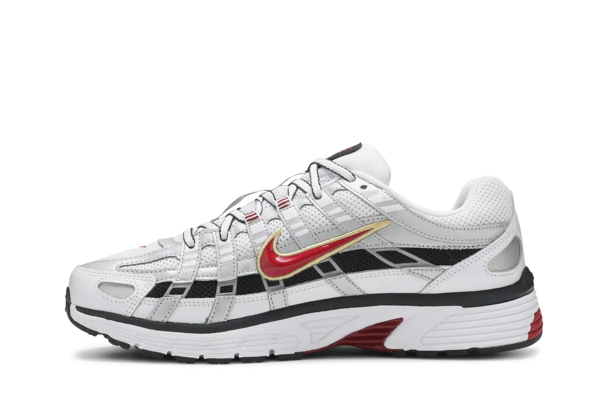Memory Foam Nike Wmns P-6000 CNPT 'Metallic Silver Red'