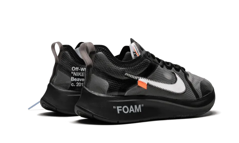 Nike Zoom Fly Off-White Black Silver Zero Pressure