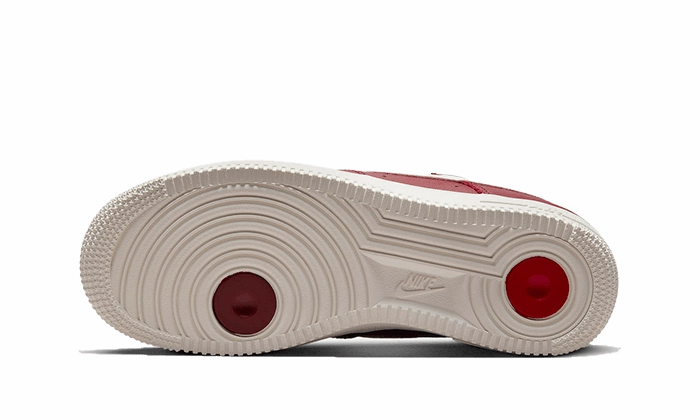 Recycled Rubber Outsole Bendable Outsole Nike Air Force 1 '07 Premium Team Red History Of Logos