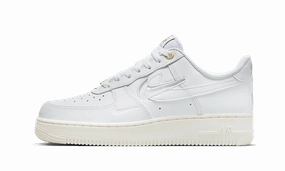 Nike Air Force 1 '07 Premium White History Of Logos Compression Molded Foam Dynamic chic