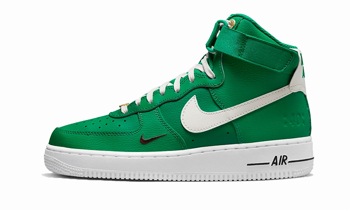 Sporty Nike Air Force 1 High 40th Anniversary White Green