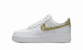 Impact Resistant Chassis Grip Enhancement Nike Air Force 1 Low White Barely